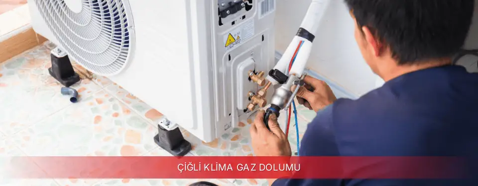 Çiğli İlçemi Finlux Klima Gaz Dolumu